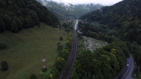 Railway in the Fog