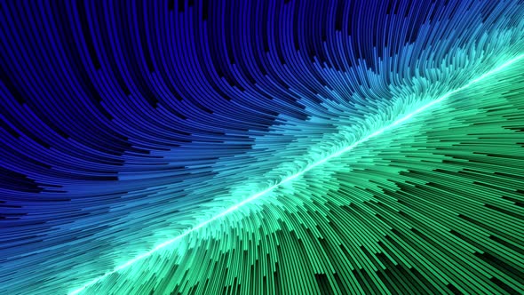 Abstract Data-flow Space - Looped 3D background