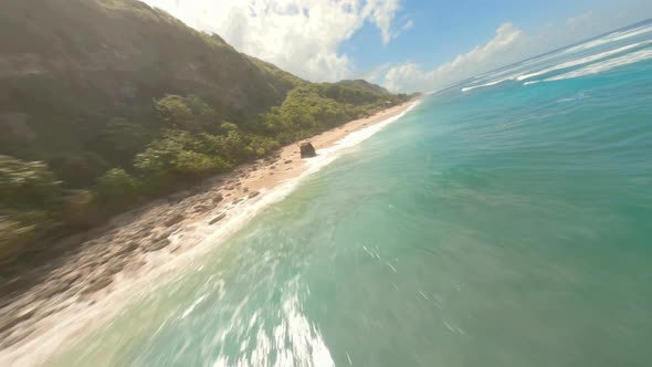 Fpv Drone Ocean Coastline 2 alt