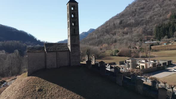 Romanic Church Aerial View