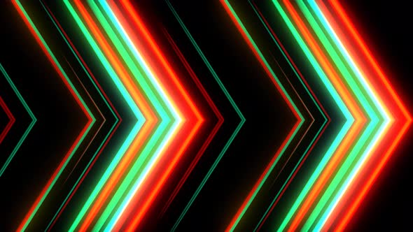 Abstract colorful Glowing Arrows Background