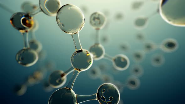 Abstract Physics Science Molecule Background 