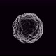 Virus morphing animation. Scattering and flowing of deforming organic molecule. Micrograph style  - VideoHive Item for Sale