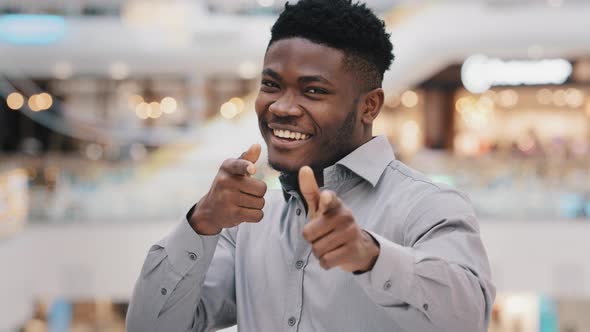 Closeup Happy Young Handsome African American Man Looking at Camera Smiling Posing Showing Gesture alt