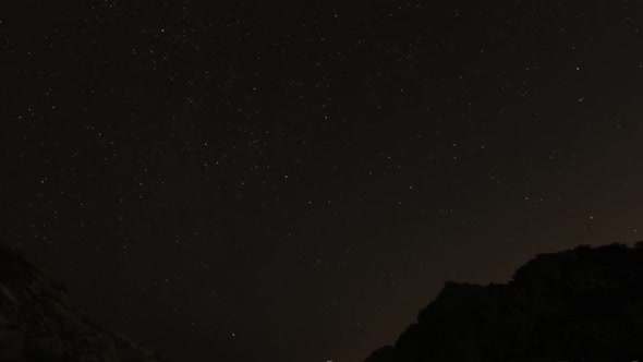 Mountain And Stars