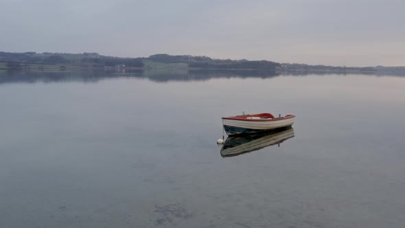 Rowboat Floating Denmark alt