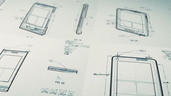Technology Patents Drawing Animation
