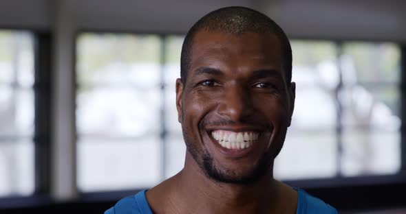 Portrait at a gym alt