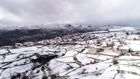 Homes in Suburb at Winter alt