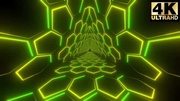 4 Colorful Geometric Neon Stroke Tunnel Pack alt