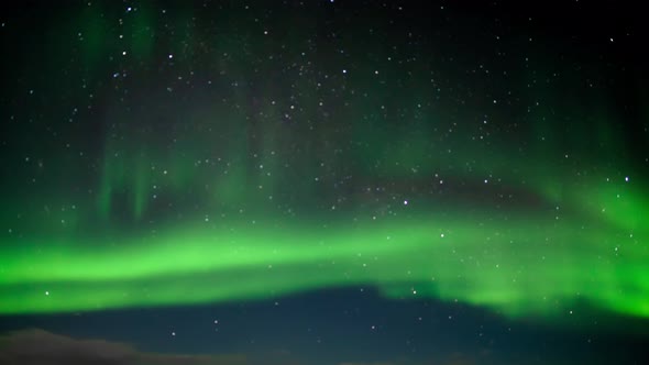 Northern Lights Out of Focus Text Backdrop alt