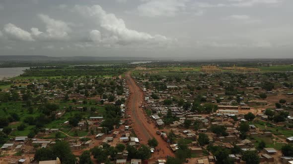 Africa Mali Village Aerial View 13