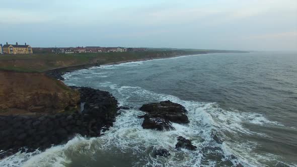 Coastline and town alt