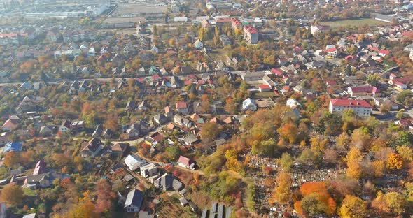 Amazing Mountain Landscape View of the Village alt