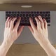 End of Work Hands on Laptop Working Concept End of the Working Day Freelance - VideoHive Item for Sale