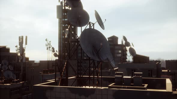 Roofs of Abandoned Ghost Town alt