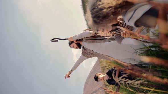 Jesus with Children and Mary Among the Ears on the Hill alt