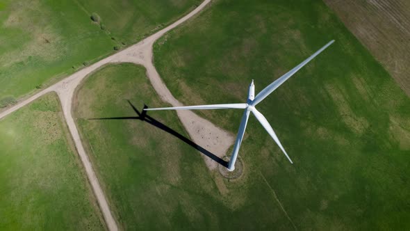 Windmill Generating Alternative Renewable Wind Energy
