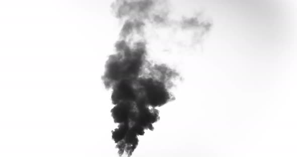 Rising Up Clouds Of Black Smoke