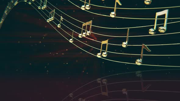 Music Notes Loop Background 7 alt