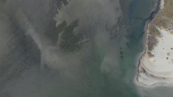 Aerial View of Water Surface By Drone alt