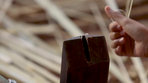 Bamboo Sharpener or Wood SharpenerTraditional Bamboo Sharpener Handcrafting alt