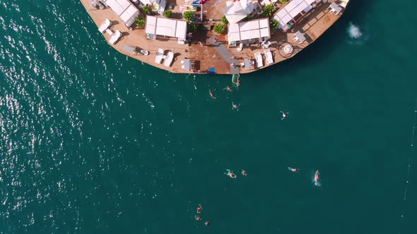 Exclusive Relaxation on the Luxury Hotel Pier in the Mediterranean alt