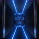 4k Blue Neon Corridors - VideoHive Item for Sale