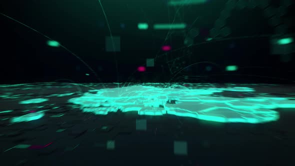 IOT with Digital Technology Hitech Concept alt