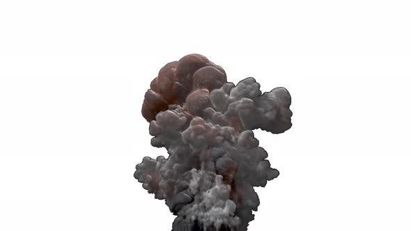 Volcano Smoke Explosion 4 K