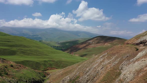 4 K Mountain Dron Footage