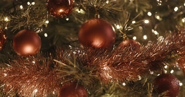 Happy decorative Christmas tree