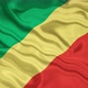 Republic of the Congo flag-waving animation Full 4K - VideoHive Item for Sale