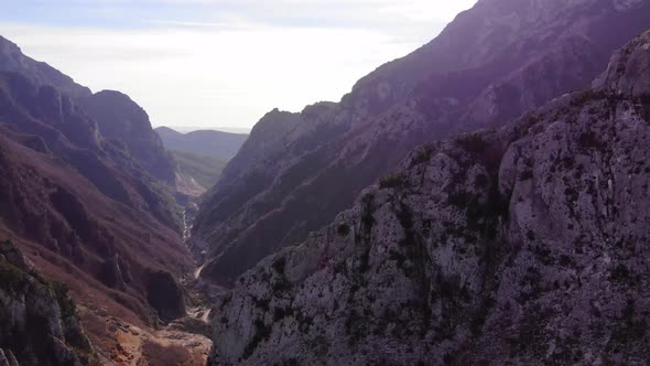 Drone Shot of Bovilla Lake Albania alt