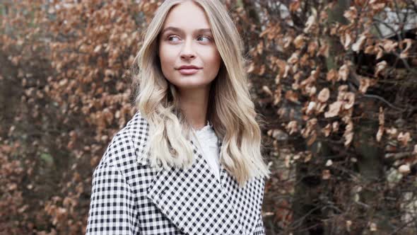 Blond Woman On A Country Walk alt