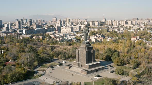 Mother Armenia Statue in Yerevan alt