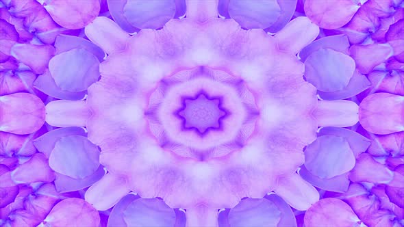 seamless pattern.Moving kaleidoscope background.