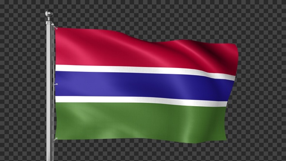 Gambia Flag alt