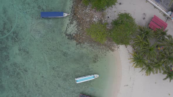 The beautiful of belitung island in indonesia 