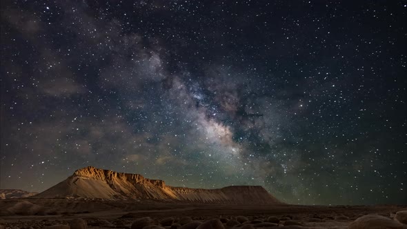 A time-lapse of the Milky Way galaxy alt