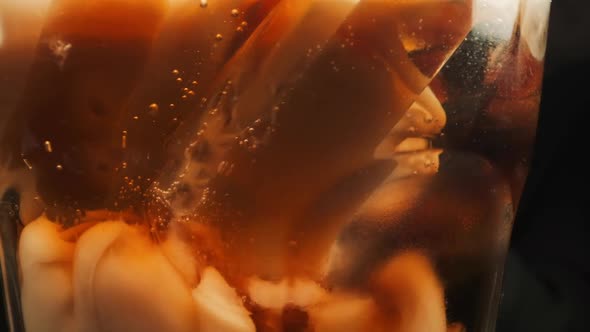 Tea With Milk. Close-up. alt