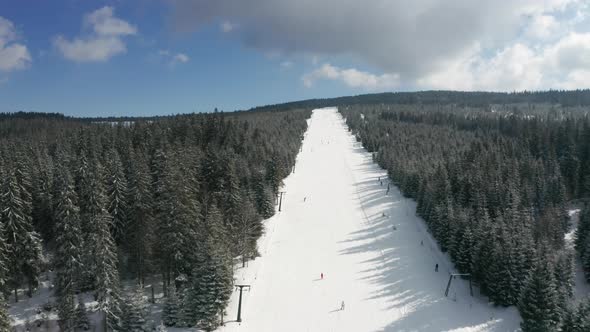 Skiplace in Bucin Transylvania