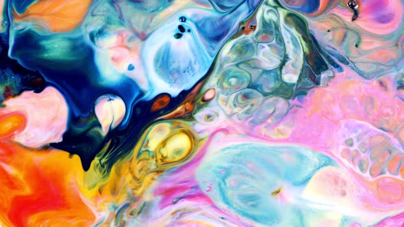 Abstract Colorful Ink Spread Art 233 alt