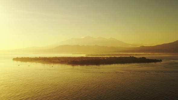 Aerial texture of paradise bay beach trip by shallow ocean with bright sand background of a dayout i alt
