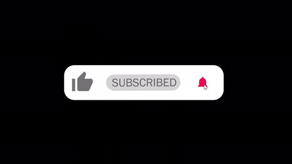 Subscribe Button Minimalist 4K