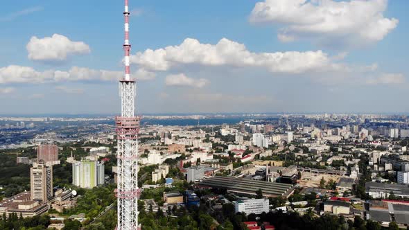 Tele Communication Tower In Kyiv