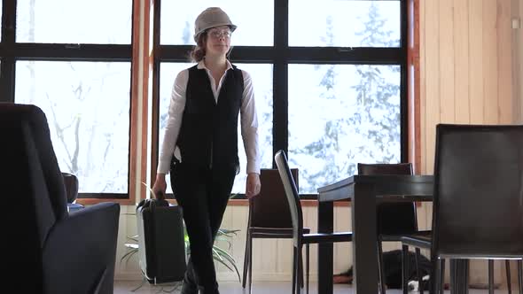 Attractive Female Construction Inspector alt