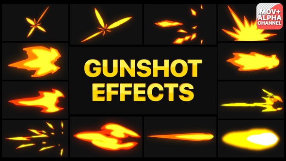 Gunshot Effects | Motion Graphics
