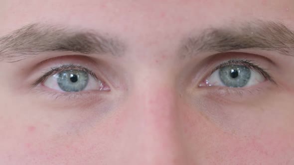 Close Up of Male Blinking Eyes alt
