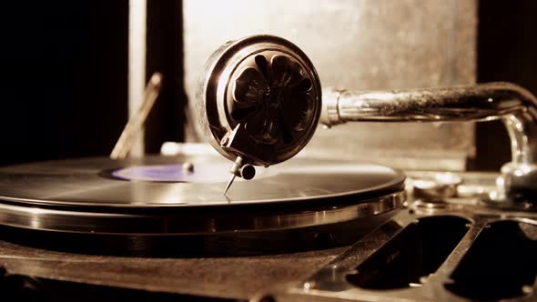 Antique Record Player  alt